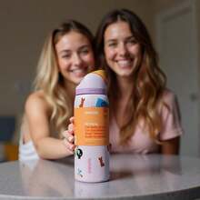 Compatible With 0wala Cup Water 32oz Stainless Steel Tumbler With Straw - Vacuum Insulated  Cup For Hot Coffee & Cold Drinks, Leak-Proof Water Bottle For Sports, Travel, School (Stainless Steel, 32oz)