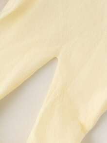 1 Pair Baby Girl Princess Rabbit Bow Decor Hollow Mesh Breathable Comfortable Tights, Suitable For Daily Or Party Outfits - Multicolor - View 3