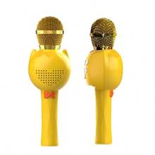 PANDA Wireless Bluetooth Microphone Portable Handheld Karaoke Mic Speaker Support TF Card Home Party Birthday Music Player Singing Recorder KTV