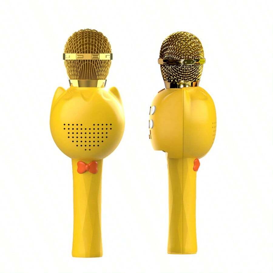 PANDA Wireless Bluetooth Microphone Portable Handheld Karaoke Mic Speaker Support TF Card Home Party Birthday Music Player Singing Recorder KTV