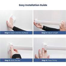 Adjustable RV Shower Corner Storage Bar- Durable Aluminum RV Corner Caddy For Shower Organization- Perfect For Travel Trailer, Camper Inside Storage And Organization- 2 Packs - 2 Gói - Xem 7