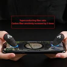 Pair With Box Finger Sleeve Game, Player Thumb Sleeve Finger Gloves Mobile Game Accessories Anti-Sweat Breathable Seamless Touch Screen Anti-Sweat Exquisite Cartoon Pattern Finger Sleeve Comfortably And Precisely Enhance Your Gaming Experience