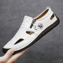 Barefoot-Feel Men's Lightweight Hiking Shoes - Ultra-Thin Flexible Sole & Minimalist Design | Natural Movement On Trails - 白色 - 查看 2
