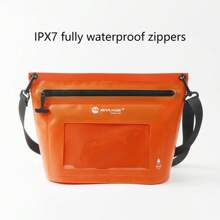 Bolsa Impermeável de Compartimento Seco e Molhado para Roupas de Banho, Bolsa Impermeável à Prova d'Água com Função de Tela de Toque para um Ombro, Zíper à Prova d'Água e à Prova de Umidade, Bolsa Transversal Impermeável