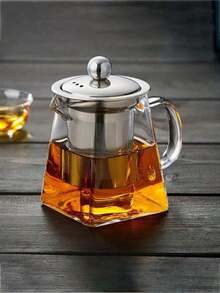 1 Stück hitzebeständiger Glasteekanne, hochtemperaturbeständig, dickwandige Teekanne mit großer Kapazität und Filter, Kung Fu Tee Set