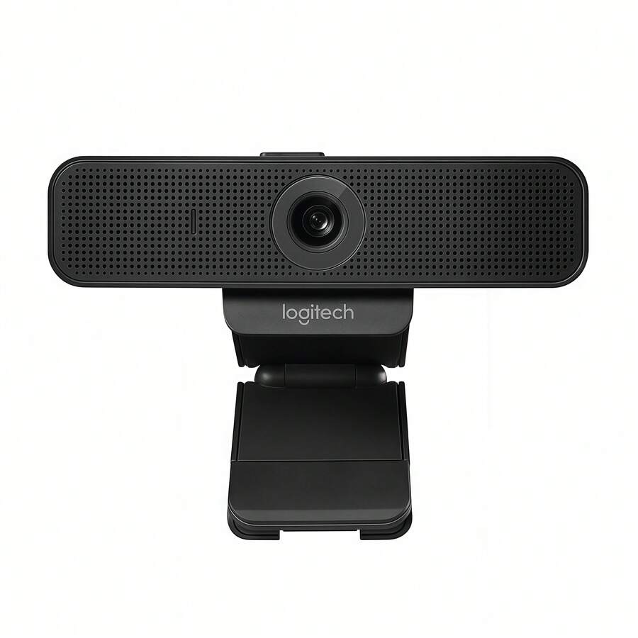 Logitech C925e Pro 商务网络摄像头 | 1080P 高清 + 自动对焦 | 降噪麦克风 | Teams/Zoom/Skype | 办公会议