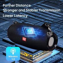 TG534 High Power Wireless Speaker Portable Dual Loudspeaker Stereo Speakers Outdoor/Gift/Party/FM/Support TF Card/USB