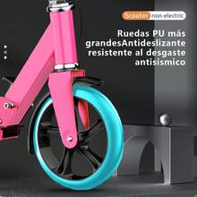 Scooter Patin Diablo Foldable Adjustable Urban Child And Adult Brake - 粉色 - 查看 6