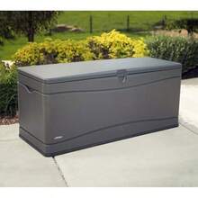 60012 Large Deck Box, 130 Gallon, Desert Sand/Brown - Xám - Xem 2