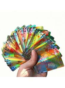 pokemon 300 pièces Pokémon, Cartes Pokémon, (Série V, Vmax, Cartes Rares GX), Cartes de jeux animés, Cadeaux pour fans d'anime, cadeaux de vacances pour adultes, fournitures de fête, accessoires de vacances, fournitures de fête d'anniversaire, cadeaux d'anniversaire, décoration artisanale. Cartes Pokémon rares [Imitation de haute qualité, très abordable et bon marché]