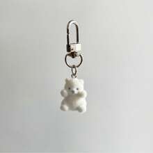 春季新款原创植绒企鹅、北极熊、水獭3D动物植绒手机挂饰，可爱钥匙扣吊坠，时尚少女风手机配件，耳机盒装饰 - 海獺手機掛繩 - 查看 10