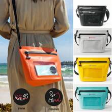 Bolsa Impermeável de Compartimento Seco e Molhado para Roupas de Banho, Bolsa Impermeável à Prova d'Água com Função de Tela de Toque para um Ombro, Zíper à Prova d'Água e à Prova de Umidade, Bolsa Transversal Impermeável