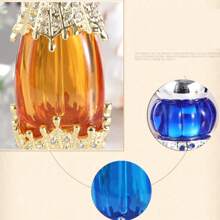 Bouteille de parfum de luxe haut de gamme 30 ml, bouteille de décoration de parfum en alliage métallique et en verre, bouteille d'huile essentielle