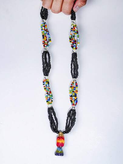 COLLAR MAZO SANTA MUERTE 7 POTENCIAS