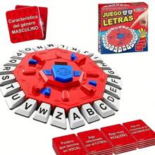 1 pieza Juego de ajedrez para memorizar el alfabeto español, Juego de mesa para 2-8 jugadores para fiestas, mejora el vocabulario y el pensamiento rápido - Adecuado para reuniones, interacción entre padres e hijos, diversión y regalo ideal