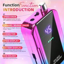 45000RPM Electric Nail Drill Machine With LCD Display Rechargeable Nail Sander For Gel Nails Polishing For Home Manicure Salon