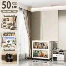 5/4/3/2/1 Layer Storage Cabinet, Foldable Storage Box, Home Living Room Toy Cabinet, Storage Shelf, Free Installation Kitchen Cabinet - Multicolor - View 31