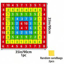 35"/50"/59" Target Toss Game Set, Includes 2 Bean Bags - Durable Polyester, Suitable For Birthday Party And Family Outdoor Entertainment - Easy To Install, No Power Needed, Family Game Night | Numbered Scoring Rings | Durable Game Set - Red - View 8
