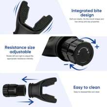 1 szt. Trener oddechu, respirator płucny, sprzęt fitness, silikonowy respirator, trening na dużej wysokości i nurkowanie, narzędzie do ćwiczeń oddechowych na świeżym powietrzu