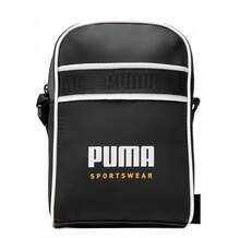Puma 黑色時尚百搭斜背包單肩包運動背包休閒包 - 黑色 - 查看 2