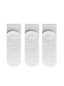 3 pares de calcetines de yoga sin deslizamiento para mujer en negro, blanco y rosa, apropiados para pilates, ballet, yoga, gimnasio y deportes - Multicolor - Ver 14