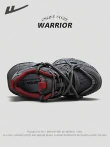 WARRIOR 2 Pares de Zapatillas Deportivas de Mujer de la Serie Warrior 2025, Modelo Casual con Suela Gruesa, Estilo Bajo con Cordones, Suela Suave y Elevada, Parte Superior Transpirable, Livianas, Adecuadas para Actividades al Aire Libre, Entrenamiento, Trabajo, Fiestas y Reuniones, Imprescindible Moda Deportiva