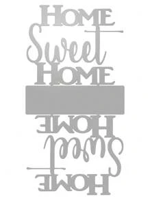 1 pièce Porte-serviettes élégant en lettres noires, distributeur de serviettes en fer vintage, décoration pour salle à manger, chambre à coucher et cuisine, support de tasse en forme de lettre, porte-serviettes de style européen, décoration d'intérieur