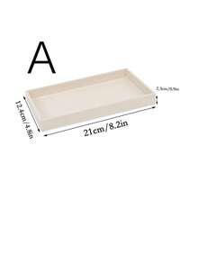 8pcs/Set Jewelry Display Tray, Jewelry Box, Cosmetic Organizer, Multi-Function Accessory Storage & Display Box, Stackable Jewelry Organizer Tray, Desktop Jewelry Storage Display Box, Suitable For Earrings, Necklaces, Rings, Bracelets, Pendants, Lipsticks, Pearls, Brooches, Elegant And Convenient Bedroom Accessories - Beige - View 21