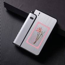 1pc High-End Elegant Tulip Flower Cigarette Case, Holds 10 Cigarettes, Creative Lighter Gift, Requires Separate Lighter Purchase ,Smoking Accessories, Smoking Accessories Girly, Cigarette Storage