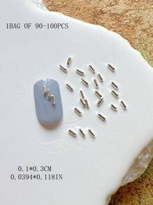 Nail Art Metal Accessories, Simple Metal Studs, Minimalist Gothic Metal Decoration