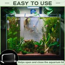 6pcs Acrylic Fish Tank Cover Handle, Aquarium Lid Knob With Adhesive, Replaceable Tank Cover Handles