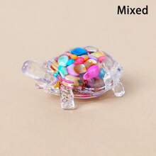 1 pièce Statue de tortue en cristal naturel, pierre de Reiki, figurine de tortue, amulette, sculpture Feng Shui pour la décoration de la maison et du bureau