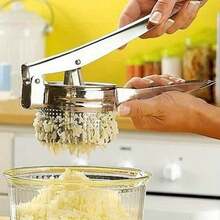 Stainless Steel Potato Presser Vegetable Juicer Masher Kitchen Cooking Tool Fruit Ricer Utensil - Multicolor - View 2