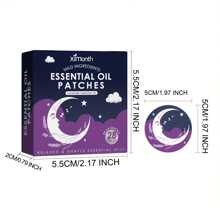 Essential Oil Patches For Nighttime Sleep And Relaxation - Lavender, Rosemary, Peppermint Essential Oils - Hypoallergenic, Suitable For All Ages - Travel-Friendly, Portable, Great For Birthday And New Year Gifts, Relax With Essential Oils | Night Sky Theme | Low Allergy Skin Care