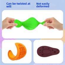 6pcs Fidget Toys Sensory Stone: 6 Packs Textured Soft Worry Stone For Autism Calming - Fidget Stress Toys Anxiety Relief - Small Prizes Fidget Toys