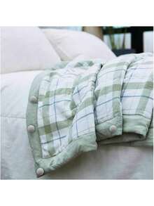 10/20 Pieces Of Quilt Holder, Skin Friendly, Non Marking, Anti Running, Detachable, Household Anti Slip Down Duvet Cover Fixing Clip Can Prevent The Quilt From Shifting (Gray, White) - Grey - View 7