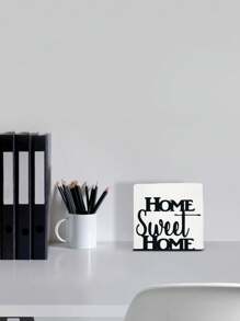 1 pièce Porte-serviettes élégant en lettres noires, distributeur de serviettes en fer vintage, décoration pour salle à manger, chambre à coucher et cuisine, support de tasse en forme de lettre, porte-serviettes de style européen, décoration d'intérieur