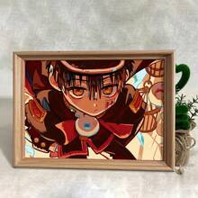 قطعة واحدة ، إطار صورة مزخرف برسوم الأنمي اليابانية، أبعاده 15 * 20 سم، إطار صورة لعرض الصور على المكتب والتعليق على الحائط، إطار صورة لتعليق الصور والملصقات، للغرفة والصالة ،هدية للديكور في أعياد الميلاد والتخرج