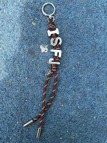 1pc Original Design Bag Pendant MBTI Personalized Series Braided Rope Couple Keychain Fashion Bag Hanging Rope Pants Chain Friends Gift Y2K Crochet Goth - Brown - View 21