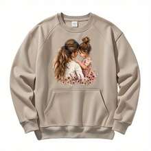 1/2/3 件母亲拥抱女儿热转印贴布，DIY 熨烫可水洗贴布，适用于 T 恤、牛仔裤、连帽衫、手提袋、枕头 - 彩色 - 查看 8