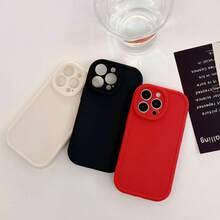 Funda de TPU para phone 1, 12, 13, 14 y 15 Pro Max. Fabricada en silicona TPU suave. 1 unidad. - Blanco - Ver 2