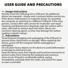 Conjunto de teclado y ratón con cable HXSJ, teclado de lámina delgado de 61 teclas con teclas de inyección de doble color, ratón óptico con retroiluminación de colores, USB Plug and Play - Negro - Ver 12