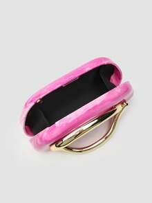 1 Piece Acrylic Clutch Bag, For Valentine's Day, Comfortable And Fashionable, Elegant Handbag, Personalized Gift Option, 2025 Accessory, Fashion Style Suitable For - 明亮 - 查看 6