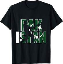 2020 Pakistan Cricket Jersey Gift For Pakistani Cricket Fans T-Shirt>AL Wedding Gifts - Black - View 1