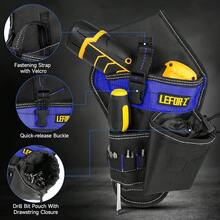 Drill Holster,Heavy-Duty Impact Holster For Tool Belt,Drill Holder,Drill Pouch Fits Most Drills - Black - View 4