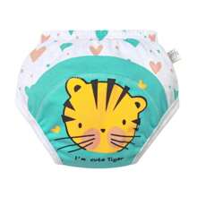 Couches-culottes d'apprentissage pour bébé, sac à langer en coton pour enfants, fuites latérales, couches-culottes lavables pour bébés, printemps et été