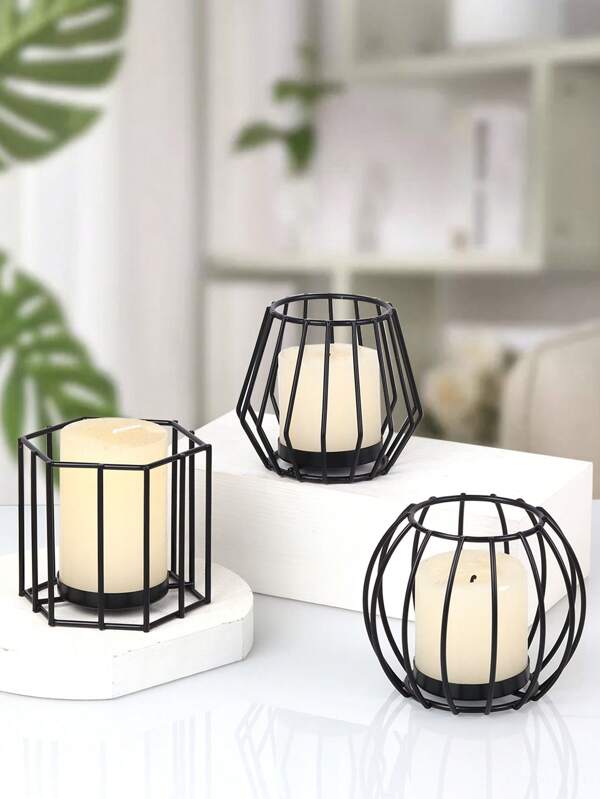 1PC Luxury Metal Candle Holder, Exquisite Premium Candle Holder, Small Round Candle Holder, Pillar Candle Holder, Candelabra Holder, Candle Holder For All Seasons, Romantic European Candlelight Dinner Wedding Decoration Candle Holder, Nordic Romantic Fireplace Candle Holder, Wedding Table Decoration, Living Room Desktop Decoration,