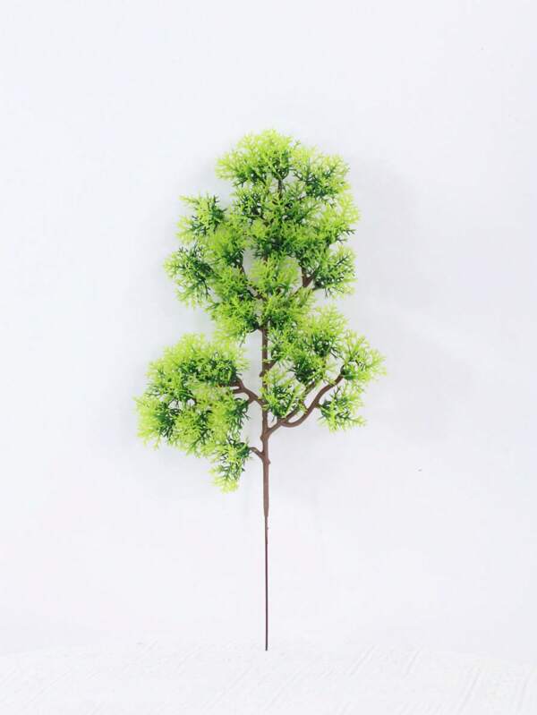Artificial Pine Needle Flower Welcomer Pine Bonsai Fake Plant Green Plant For Living Room Bedroom Decor, Party, Valentine's Day Gathering, Synthetic Artificial Flower Plant
