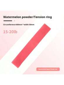 5 pièces Bandes de résistance Cercles de fitness Bandes de formation de yoga (Les photos du produit peuvent avoir une différence de couleur par rapport à l'article réel)