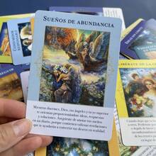 Angels Of Abundance Oracle Cards - 44-Card Deck, Spanish Version - Pink - View 6